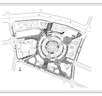 广场规划cad图