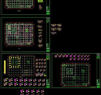 承台地梁cad图纸