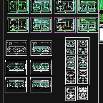 高层公寓电气全套CAD施工图