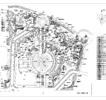 文化广场CAD图纸