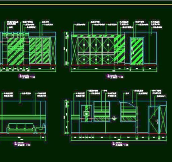 CAD之公司办公场所布置设计