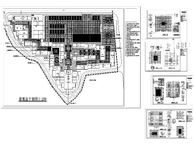 公园广场CAD施工图