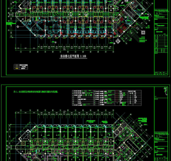 度假酒店cad图纸