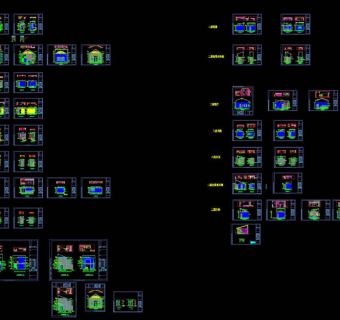 立面竣工图cad图纸