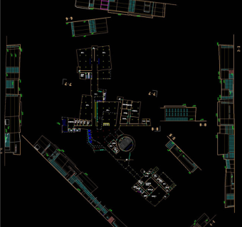 博物馆规划建筑CAD图纸