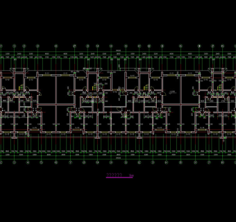 粮库住宅地下室cad图纸