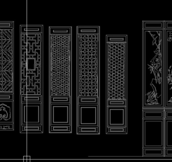 木制雕花CAD图图片
