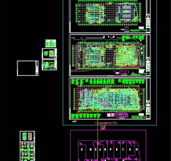 大场家乐福暖通CAD图纸