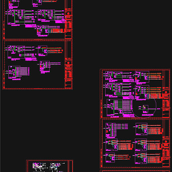 电力系统图CAD图纸