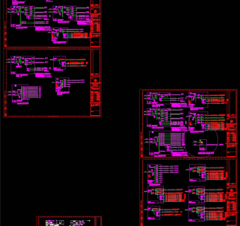 电力系统图CAD图纸