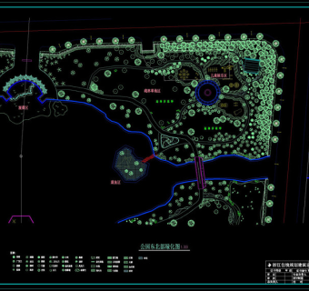 东北部园林cad景观