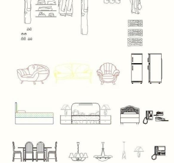 CAD家居装饰源文件