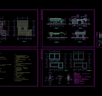 仿古厕所cad施工图
