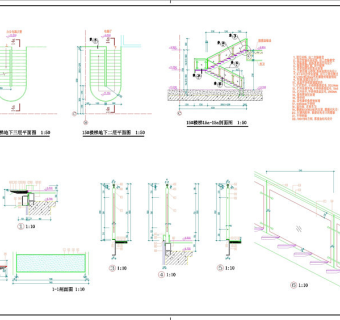 楼梯大样图CAD图纸