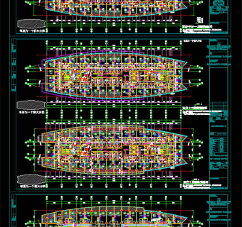 酒店水平面CAD图纸