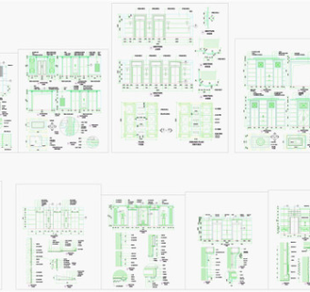 电梯间CAD设计图