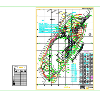 综合管网平面图cad图纸