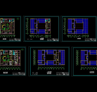 四合院部分cad建施图