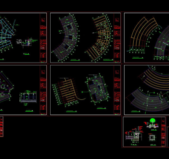 武汉锦江国际木平台cad施工图