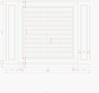 红酒柜CAD设计图