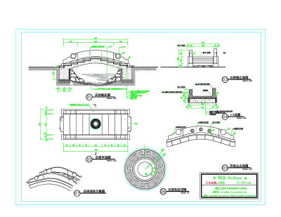 小桥施工cad详图