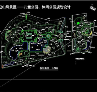 公园总平面CAD图纸