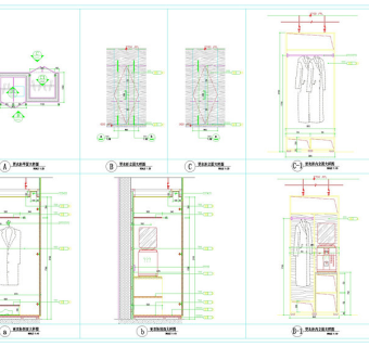 贵宾套房cad图纸
