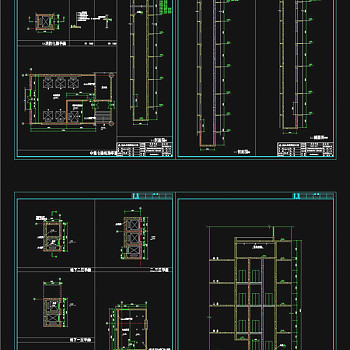 电梯大样CAD图纸