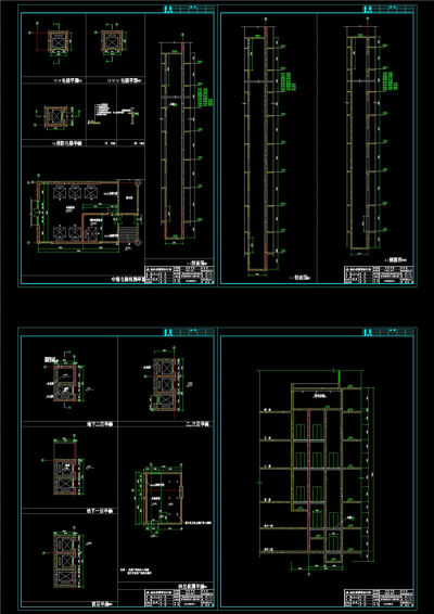 电梯大样CAD图纸