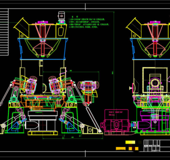 立磨CAD机械图纸