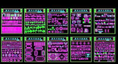 CAD所有平面图库