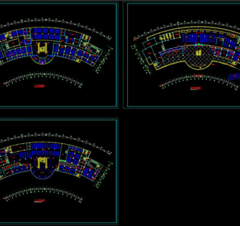 客运平面方案CAD图纸