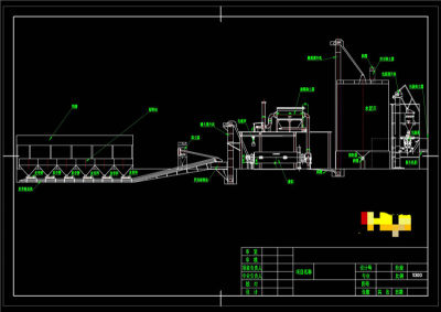 水泥粉磨CAD机械图纸