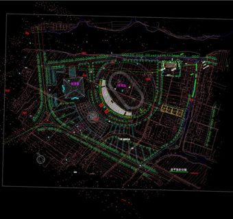 某体育馆方案图CAD图纸