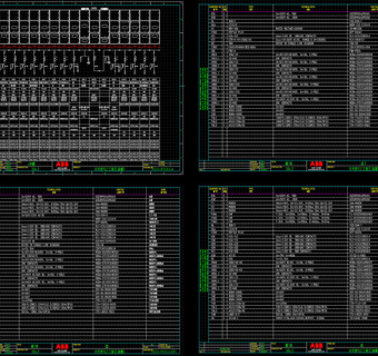 ABB中压开关柜图纸CAD图纸