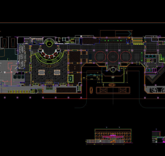 酒店住宅平面cad图纸