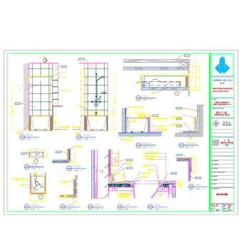 酒店房间节点cad图稿