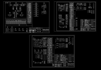 电气二次图纸CAD图纸