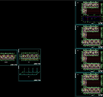店铺平面图施工CAD图纸