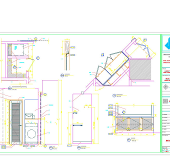 酒店房间节点建筑cad图纸