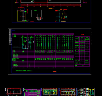 某工业厂房电气设计全套CAD图纸