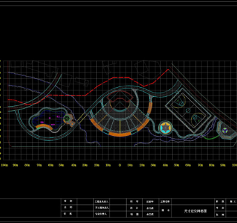 舟山某公园cad图纸素材
