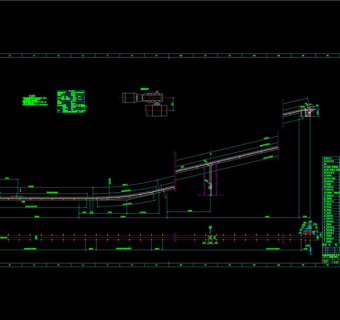 带式输送机设计CAD机械图纸