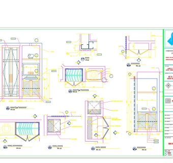 酒店楼房节点大样cad图纸