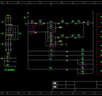 电动阀门控制原理图CAD图纸