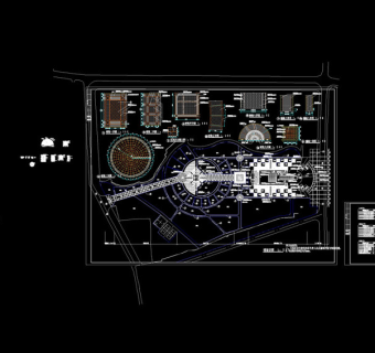 某公园全套景观cad图稿