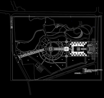 某公园全套景观cad图素材
