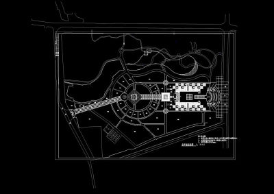 某公园全套景观cad图素材