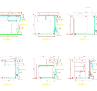 咖啡厅立面cad图纸