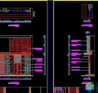 川味餐饮火锅店室内装修图CAD施工图下载